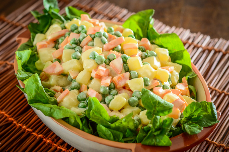 SALADA RUSSA OU MAIONESE DE LEGUMES